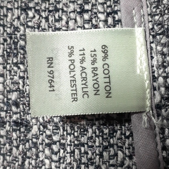 J.Jill Blazer dark purple navy gray tones 6 small s jacket dark academia top - Picture 6 of 8